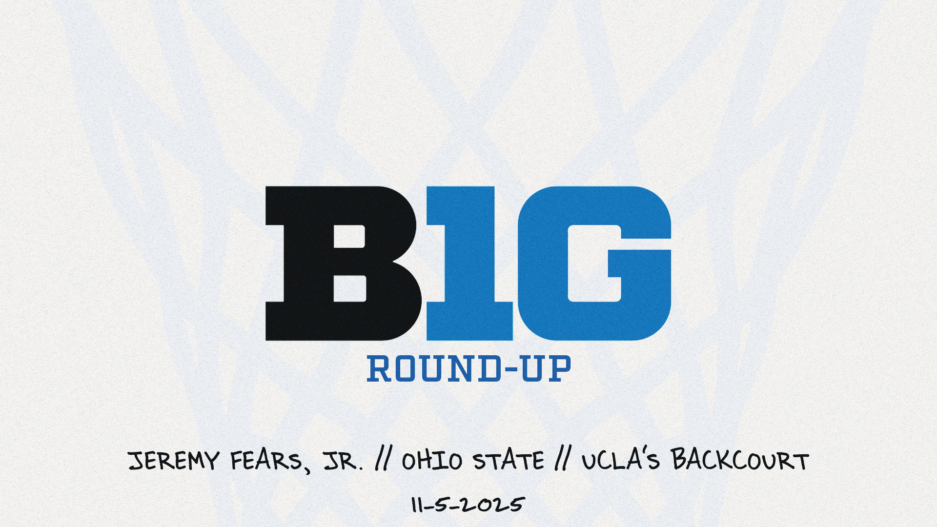 Big Ten Round-Up 11.04.25 Post image