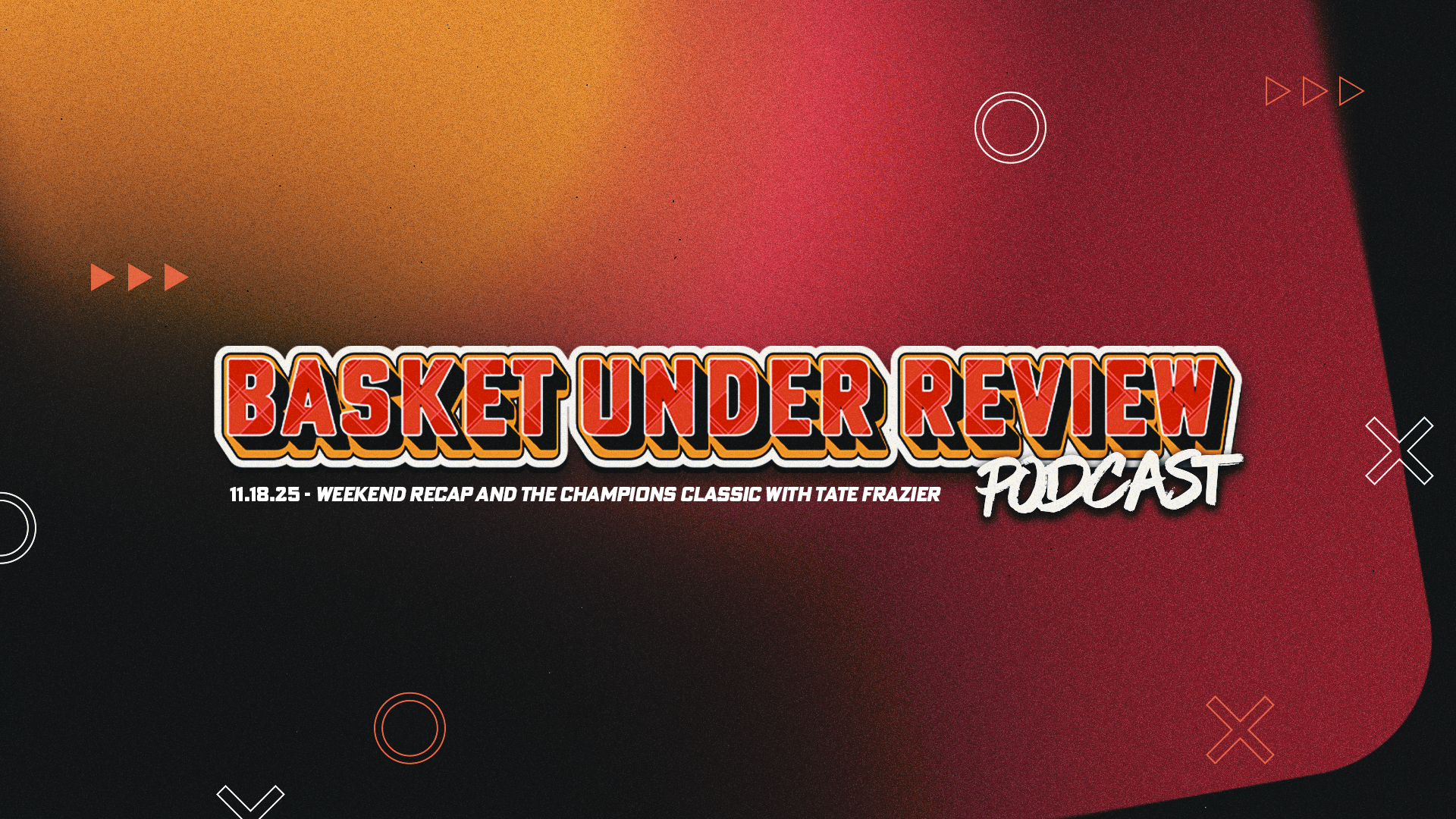 The Basket Under Review Podcast: S1E19 - Weekend Recap & The Champions Classic with Tate Frazier Post image