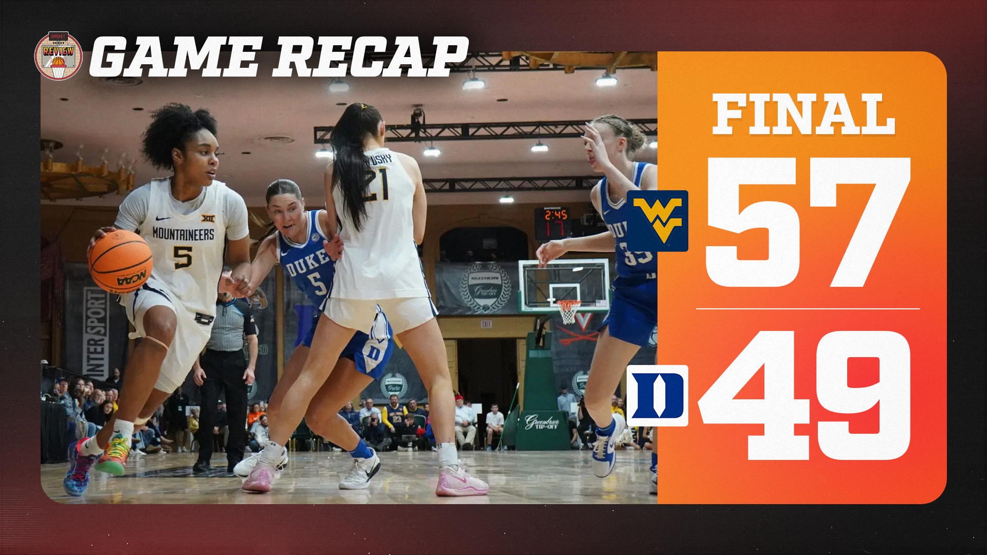 Two words fueled West Virginia: "Believe and breathe" Post image